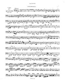 Partition violoncelle, 3 corde quatuors, Op.26, Quatuor pour deux violons, alto et violoncelle par Konrad-Mathias Berg
