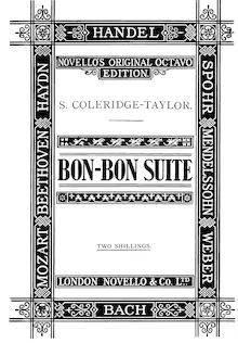 Partition complète, Bon-Bon , Op.68, Coleridge-Taylor, Samuel