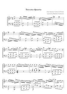 Partition Toccata No.14, Toccatas pour clavecin, Seixas, Carlos