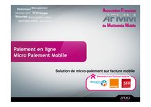 Conférence AFMM sur le micro-paiement présentée par Olivier Leir