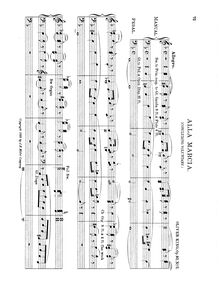 Partition No.2: Alla Marcia, 2 Compositions pour orgue, King, Oliver