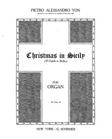 Partition complète, Christmas en Sicily, Yon, Pietro