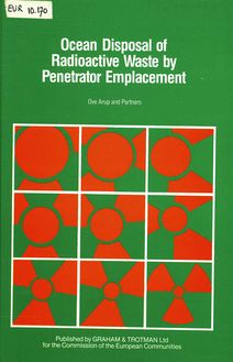 Ocean disposal of radioactive waste by penetrator emplacement