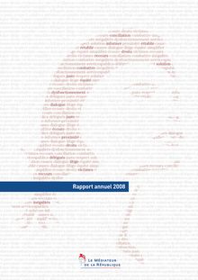 Rapport annuel 2008 du Médiateur de la République