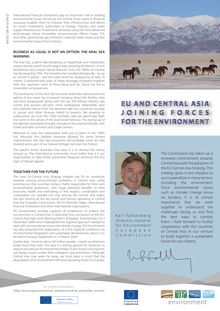 EU and Central Asia joining forces for the environment