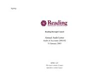 Annual Audit Letter 2001-02