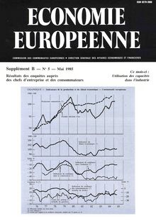ECONOMIE EUROPEENNE. Supplément Î’ â€” N° 5 â€” Mai 1985