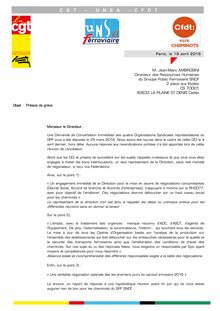 Grève SNCF 26 avril - préavis de grève unitaire - syndicat CGT