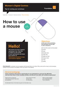 How to use a mouse