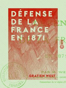 Défense de la France en 1871