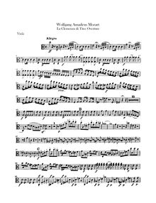 Partition altos, La clemenza di Tito, The Clemency of Titus, Mozart, Wolfgang Amadeus
