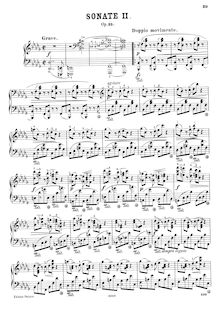 Partition complète (scan), Piano Sonata No.2, B♭ minor