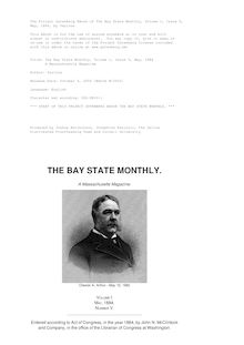 The Bay State Monthly — Volume 1, No. 5, May, 1884