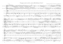 Partition , Vergiss mein nicht, mein allerliebster Gott (after BWV 505), chansons et airs