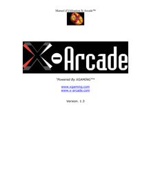 Manuel d Utilisation X-Arcade Powered By XGAMING www.xgaming ...