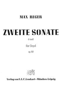 Partition complète, Sonate (No.2) für Orgel en d-Moll, Op.60, D Minor