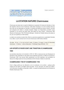 LA STATION NATURE Chamrousse