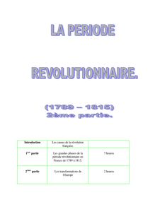 Introduction Les causes de la révolution française. 1 partie Les ...