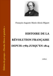 Mignet histoire revolution francaise