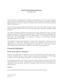 Audit Committee Analysis