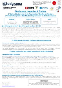 Studyrama organise deux salons d orientation à Toulon, le 4 mars 2017