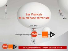 Menace terroriste : 89% des Français estiment que la menace terroriste est élevée