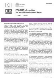 ECU-EMS Information & Central Bank Interest Rates. 1 1997 Monthly