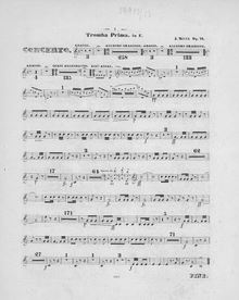Partition trompette 1 (en E), violoncelle Concerto, Concerto Pour Violoncelle Avec Orchestre Ou Piano