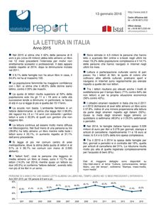 Chiffres sur l édition italienne 2014 - Istat