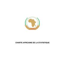 CHARTE AFRICAINE DE LA STATISTIQUE