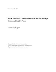 Benchmark Rate Summary Report - final color