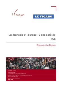 Sondage : les Français et l Europe