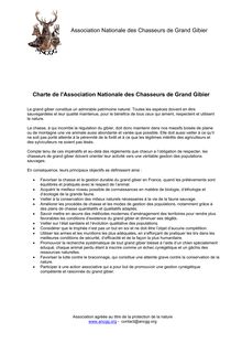 Document complémentaire - Association Nationale des Chasseurs de ...