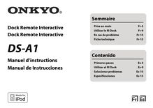 Notice Télécommande Dock Onkyo  DS-A1