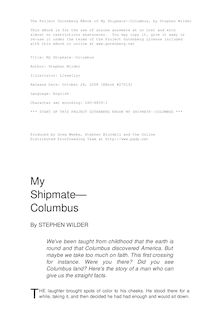 My Shipmate—Columbus