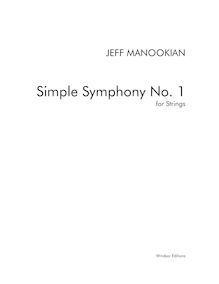 Partition compléte, Simple Symphony No.1, Manookian, Jeff