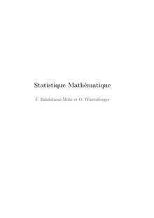 Statistique Mathématique