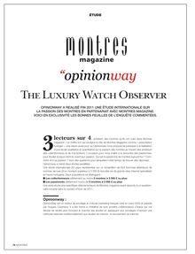 The luxury watch observer - montres magazine