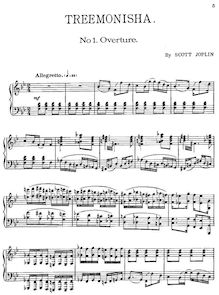 Partition No., Overture, Treemonisha, Opera in Three Acts, Joplin, Scott