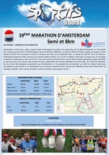 Marathon à Amsterdam : visite de la ville !