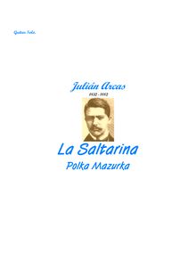 Partition complète, La Saltarina, La Saltarina, Polka Mazurka, Arcas, Julián