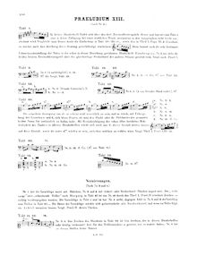 Partition Anhang (Appendix) pour Book 2, Nos. 13-24, Das wohltemperierte Klavier II