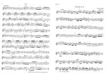 Partition parties complètes, 6 sonates pour 2 violons, Op.5, Pugnani, Gaetano par Gaetano Pugnani