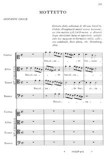 Partition complète, Buccinate en Neomenia tuba, Croce, Giovanni
