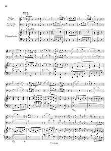 Partition de piano, Divertimento, Divertimento No.9, B♭ major