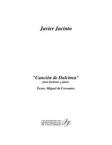Partition complète, Dulcinea´s Song, Jacinto, Javier