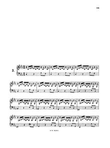 Partition complète, Prelude, Präludium, C minor, Bach, Johann Sebastian