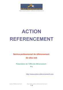 ACTION - Referencement