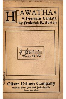 Partition complète, Hiawatha: Dramatic Cantata, Burton, Frederick Russell
