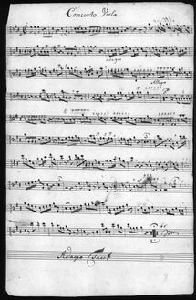 Partition altos, Concerto, D major, Ræhs, Christian par Christian Ræhs
